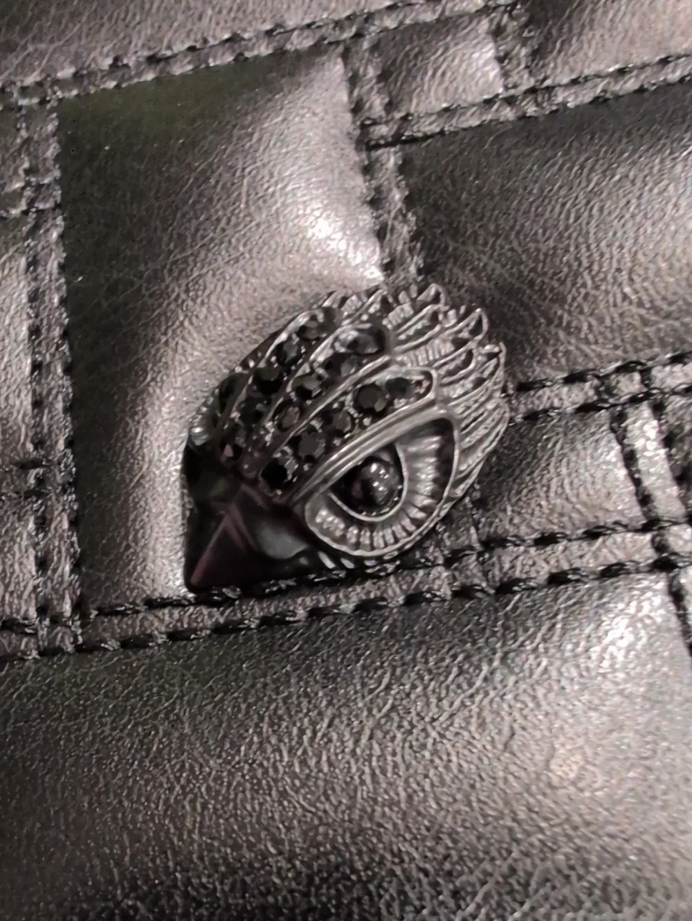 Kurt Geiger Notebook Journal - Black Quilted
